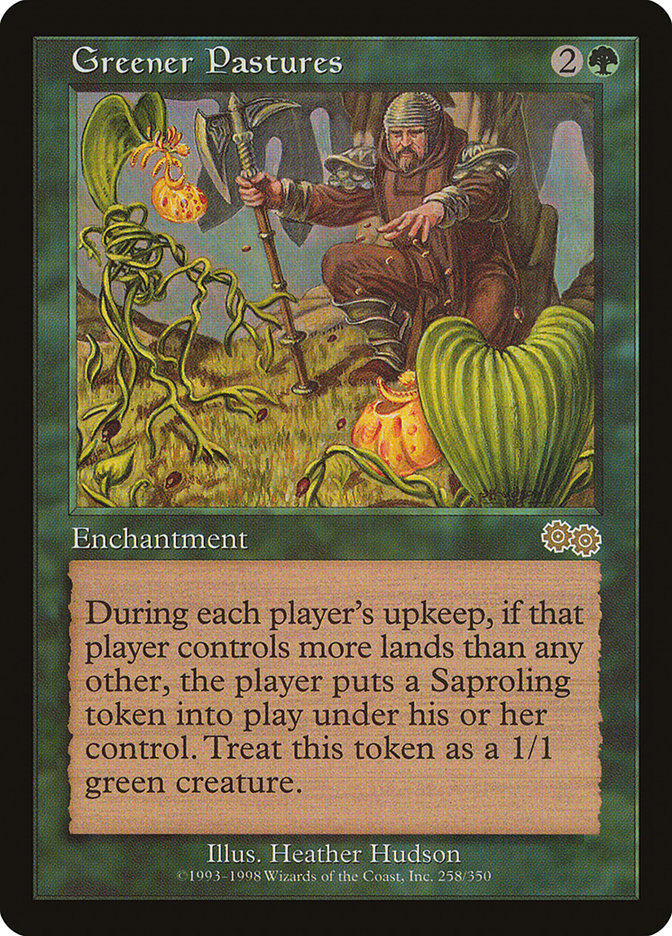Magic the Gathering Card - Greener Pastures - MTG Circle