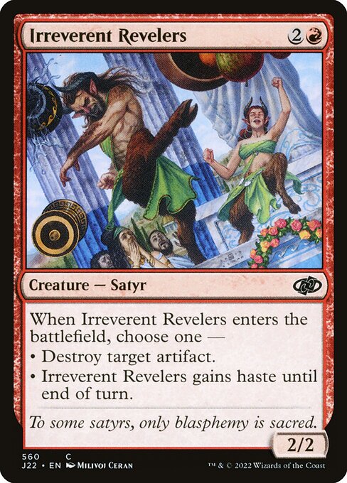 Magic the Gathering Card - Irreverent Revelers - MTG Circle