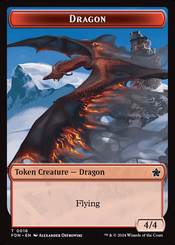 Magic the Gathering Card - Dragon - MTG Circle