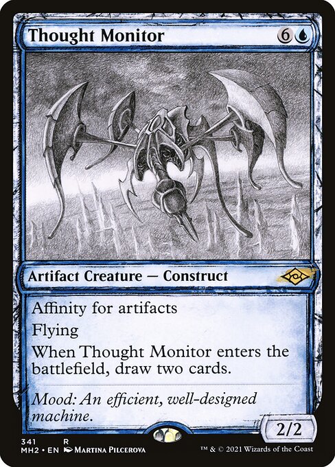 Magic the Gathering Card - Thought Monitor - MTG Circle