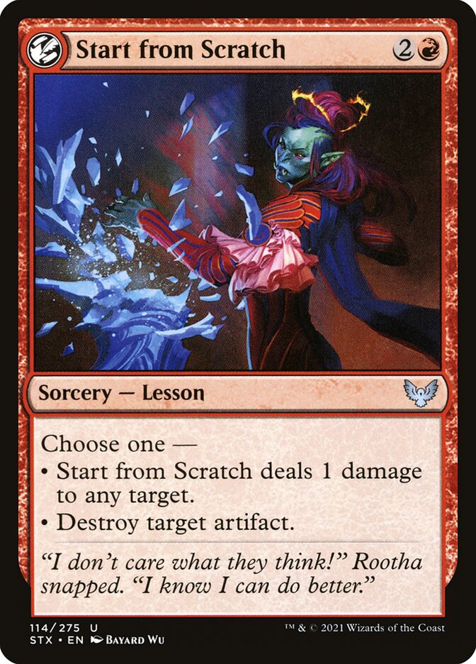Magic the Gathering Card - Start from Scratch - MTG Circle