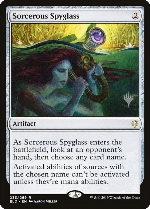 Magic the Gathering Card - Sorcerous Spyglass - MTG Circle