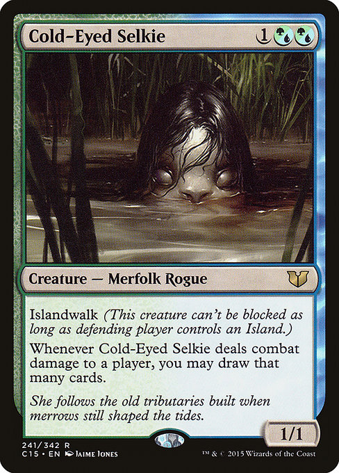 Magic the Gathering Card - Cold-Eyed Selkie - MTG Circle