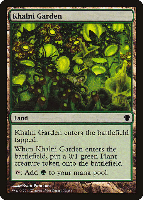 Magic the Gathering Card - Khalni Garden - MTG Circle
