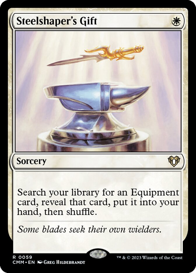 Magic the Gathering Card - Steelshaper's Gift - MTG Circle