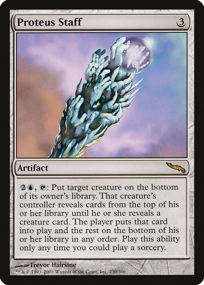 Magic the Gathering Card - Proteus Staff - MTG Circle