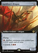 Magic the Gathering Card - Artificer's Dragon - MTG Circle