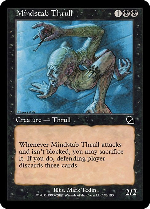 Magic the Gathering Card - Mindstab Thrull - MTG Circle