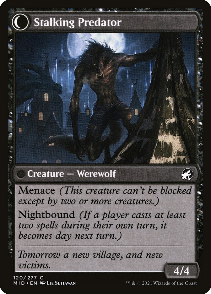Magic the Gathering Card - Stalking Predator - MTG Circle