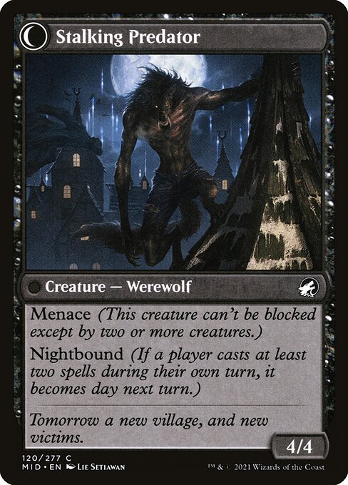 Magic the Gathering Card - Stalking Predator - MTG Circle