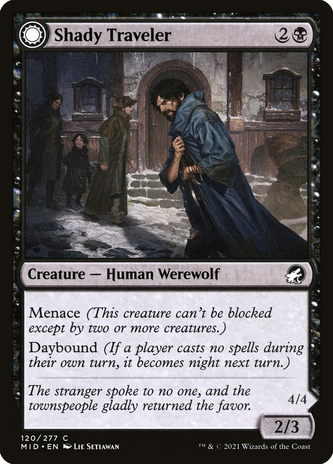 Magic the Gathering Card - Shady Traveler - MTG Circle