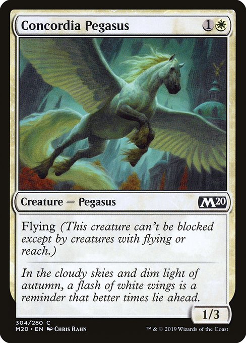 Magic the Gathering Card - Concordia Pegasus - MTG Circle