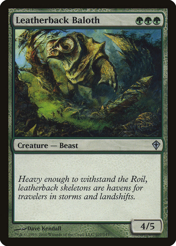 Magic the Gathering Card - Leatherback Baloth - MTG Circle