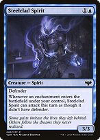Magic the Gathering Card - Steelclad Spirit - MTG Circle