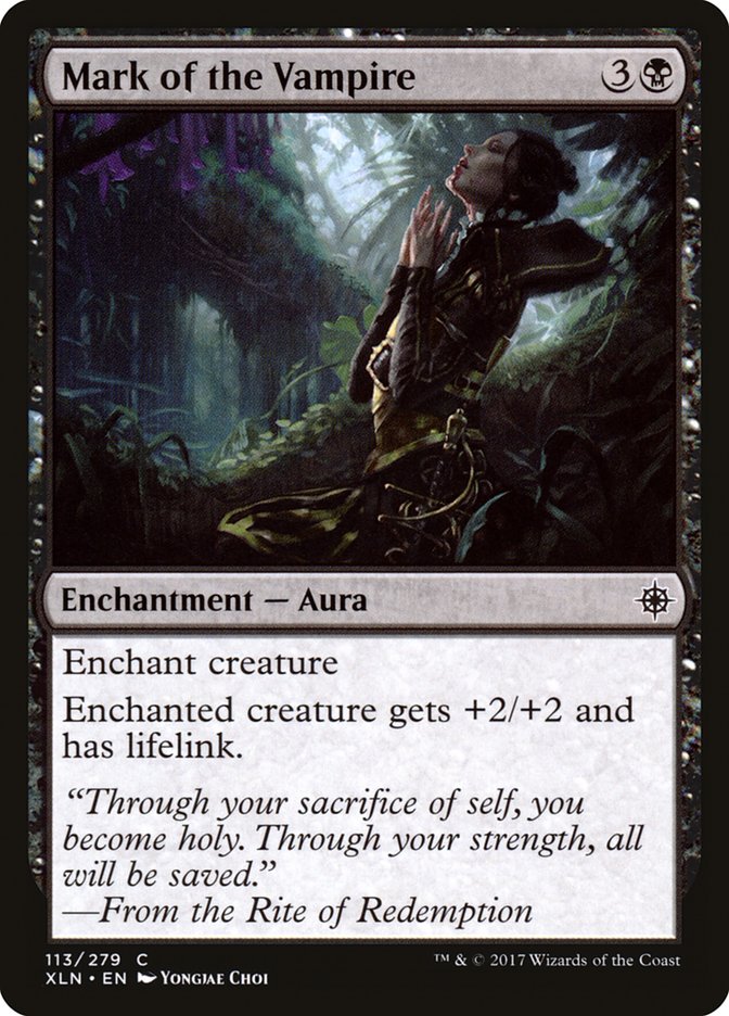 Magic the Gathering Card - Mark of the Vampire - MTG Circle