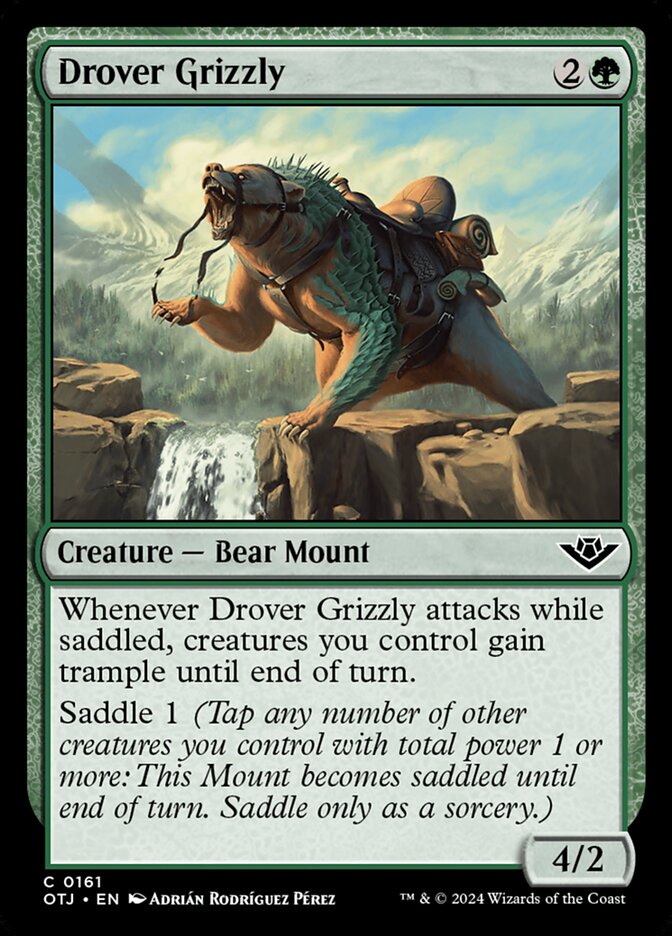 Magic the Gathering Card - Drover Grizzly - MTG Circle