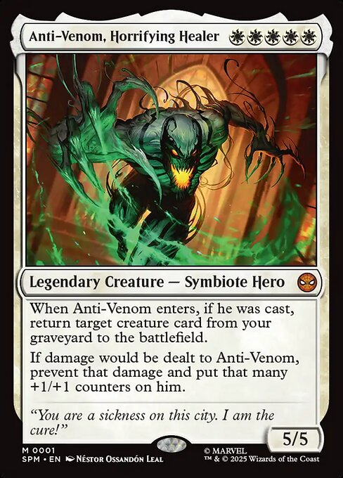 Magic the Gathering Card - Anti-Venom, Horrifying Healer - MTG Circle
