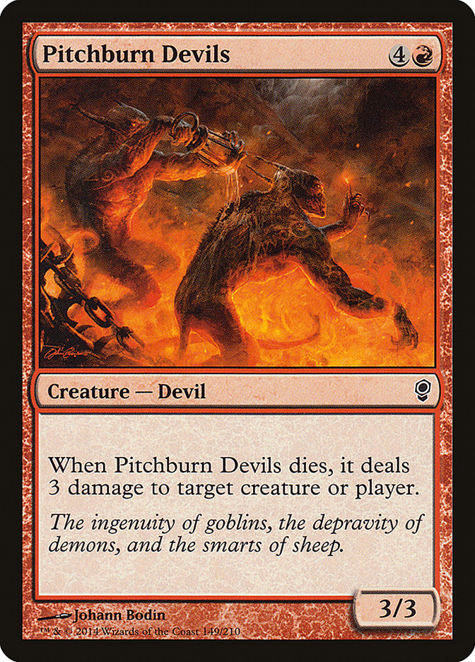 Magic the Gathering Card - Pitchburn Devils - MTG Circle