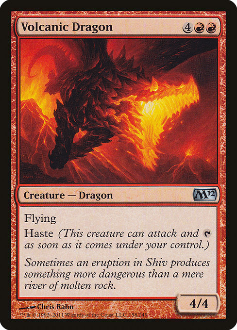 Magic the Gathering Card - Volcanic Dragon - MTG Circle