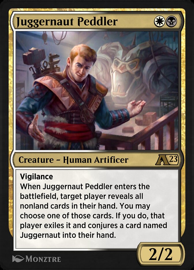 Magic the Gathering Card - Juggernaut Peddler - MTG Circle