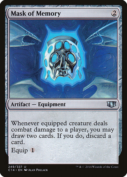 Magic the Gathering Card - Mask of Memory - MTG Circle