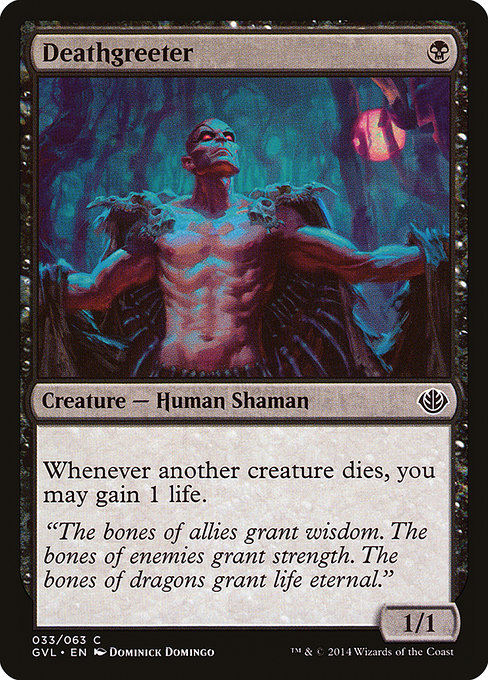 Magic the Gathering Card - Deathgreeter - MTG Circle