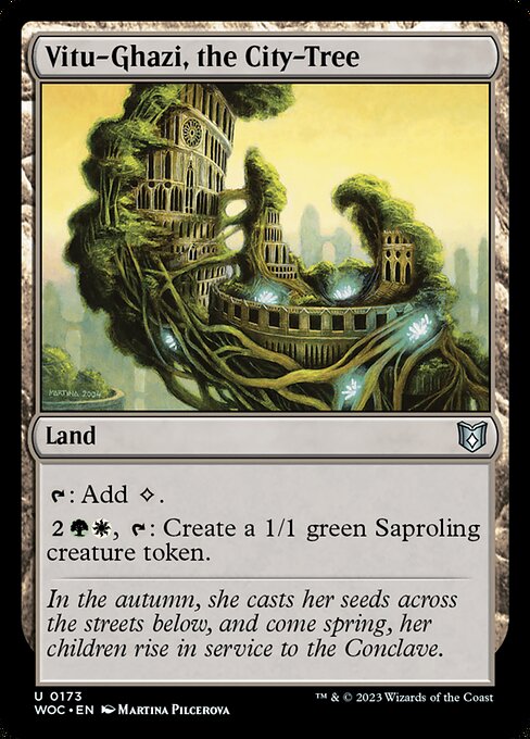 Magic the Gathering Card - Vitu-Ghazi, the City-Tree - MTG Circle