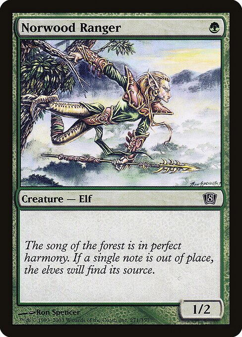 Magic the Gathering Card - Norwood Ranger - MTG Circle