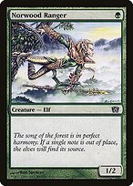 Magic the Gathering Card - Norwood Ranger - MTG Circle
