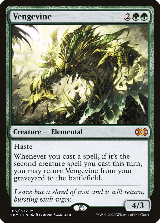 Magic the Gathering Card - Vengevine - MTG Circle