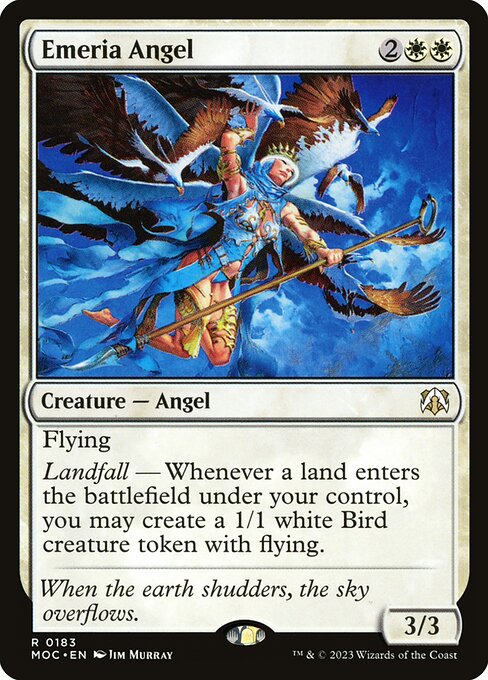 Magic the Gathering Card - Emeria Angel - MTG Circle