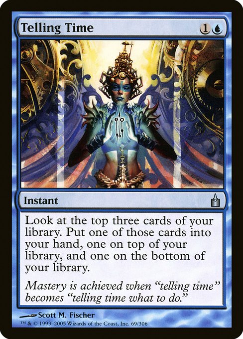 Magic the Gathering Card - Telling Time - MTG Circle