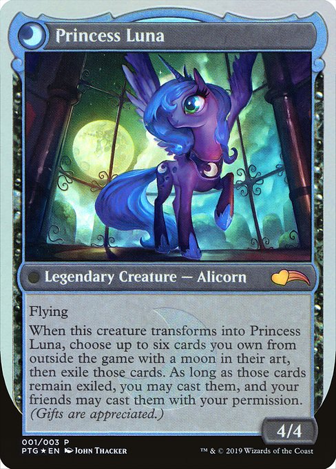 Magic the Gathering Card - Princess Luna - MTG Circle