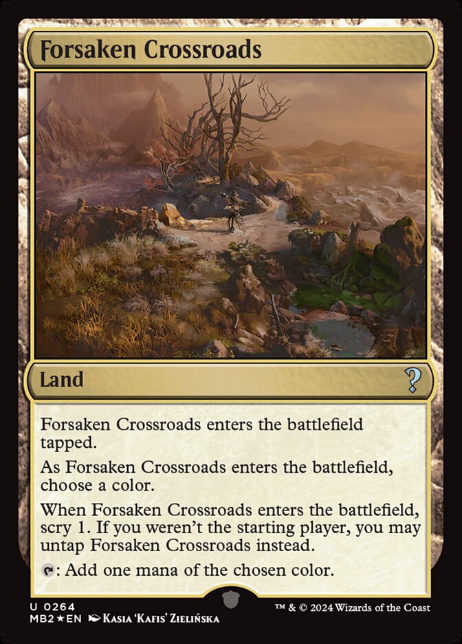 Magic the Gathering Card - Forsaken Crossroads - MTG Circle