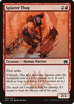 Magic the Gathering Card - Splatter Thug - MTG Circle