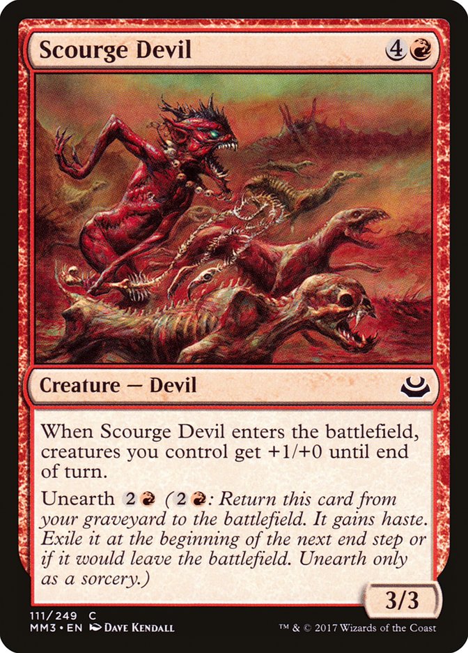 Magic the Gathering Card - Scourge Devil - MTG Circle