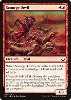 Magic the Gathering Card - Scourge Devil - MTG Circle