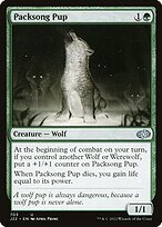 Magic the Gathering Card - Packsong Pup - MTG Circle