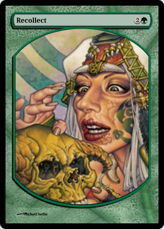 Magic the Gathering Card - Recollect - MTG Circle