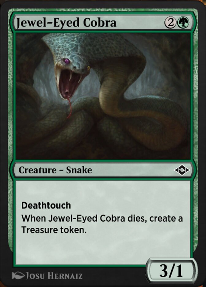 Magic the Gathering Card - Jewel-Eyed Cobra - MTG Circle