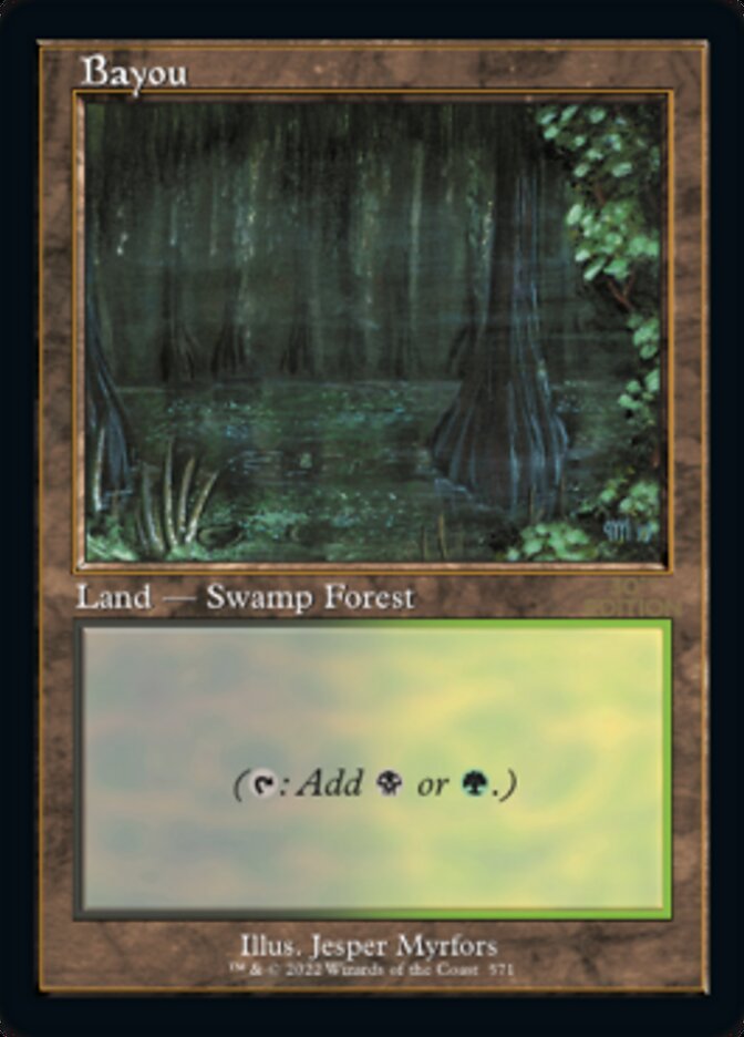 Magic the Gathering Card - Bayou - MTG Circle