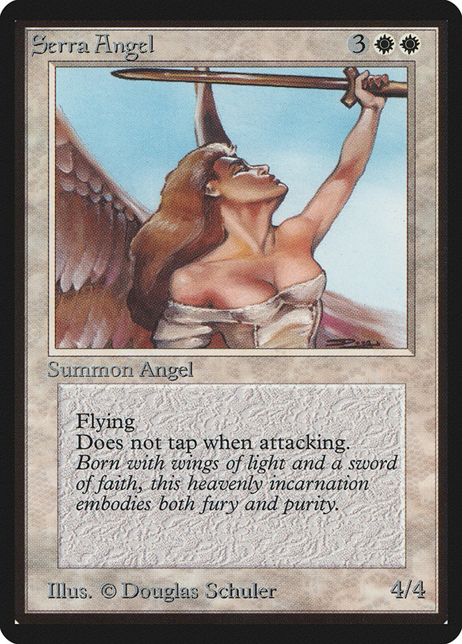 Magic the Gathering Card - Serra Angel - MTG Circle