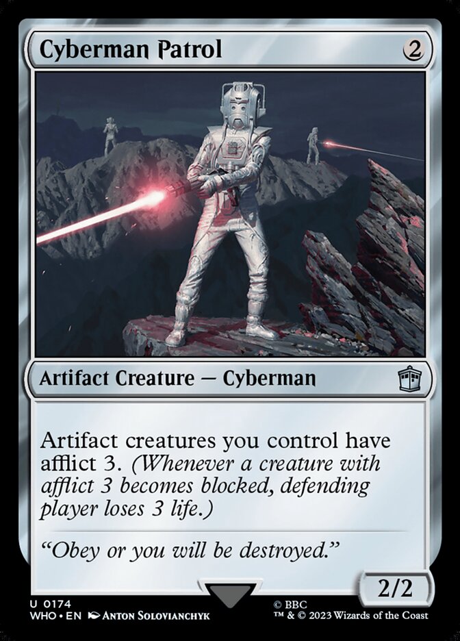 Magic the Gathering Card - Cyberman Patrol - MTG Circle