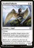 Magic the Gathering Card - Youthful Valkyrie - MTG Circle