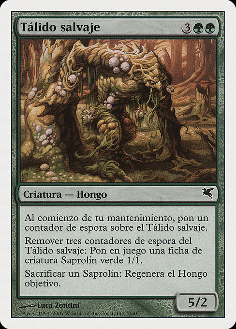 Magic the Gathering Card - Savage Thallid - MTG Circle