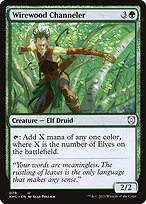 Magic the Gathering Card - Wirewood Channeler - MTG Circle