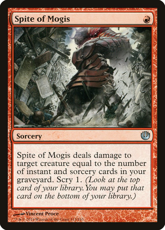 Magic the Gathering Card - Spite of Mogis - MTG Circle