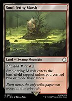 Magic the Gathering Card - Smoldering Marsh - MTG Circle