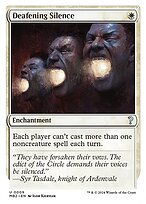 Magic the Gathering Card - Deafening Silence - MTG Circle