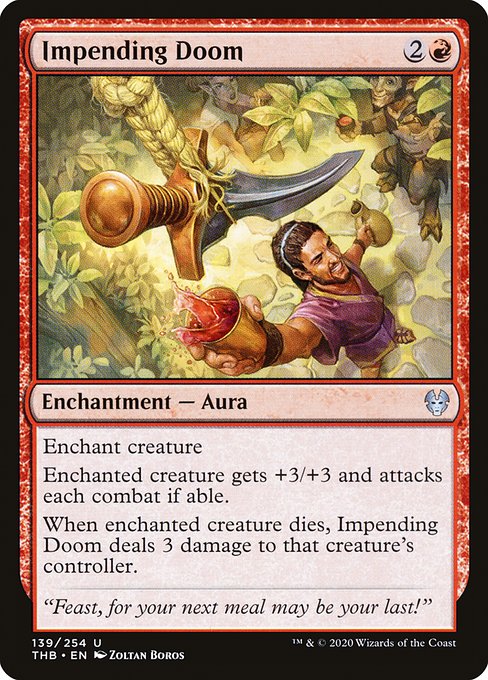 Magic the Gathering Card - Impending Doom - MTG Circle